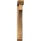 Ekena Millwork Imperial Slat Smooth Bracket w/ Offset Brace, Western Red Cedar, 5 1/2"W x 34"D x 40"H BKT0604X34X40IMP06SWR - alternate 3